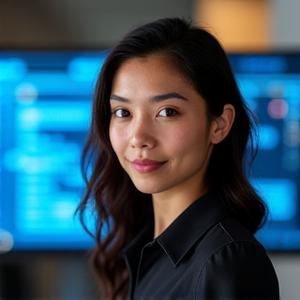 Portrait of Luna Rodriguez, Lead Game Developer at Pixel Hearth Studios