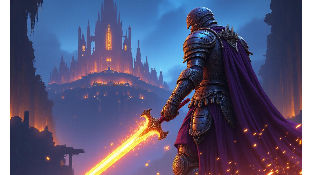 Cover art for new comic series, 'Chronicles of Eldoria'