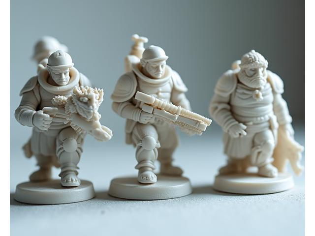 Exquisitely detailed custom miniature game pieces.